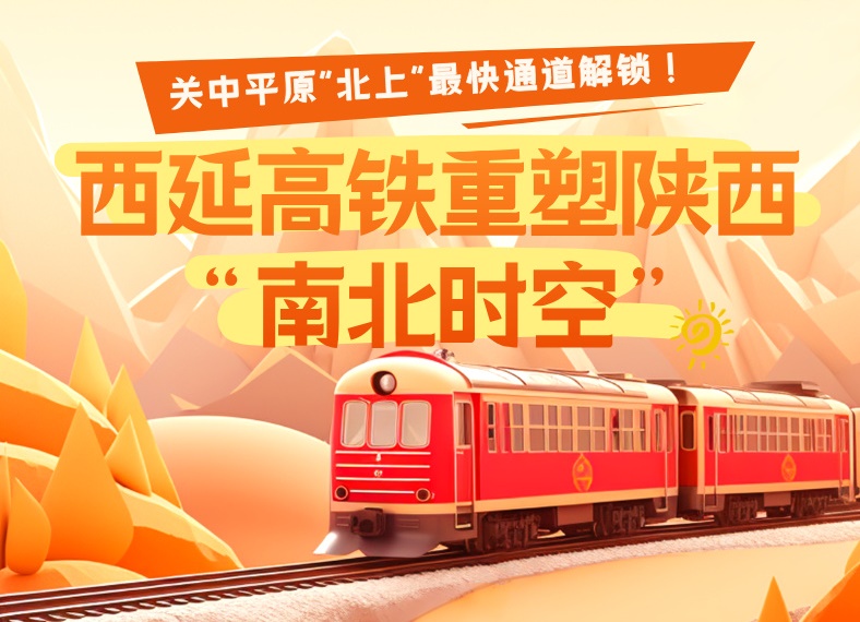 关中平原“北上”最快通道已解锁！西延高铁重塑陕西“南北时空”