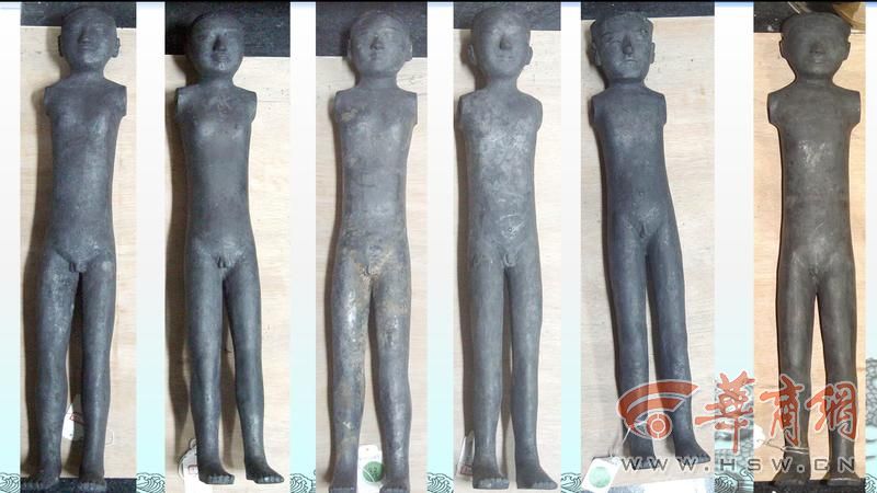 追回来的六件陶俑.jpg