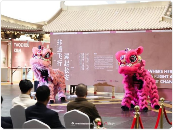 在西安机场邂逅非遗之美