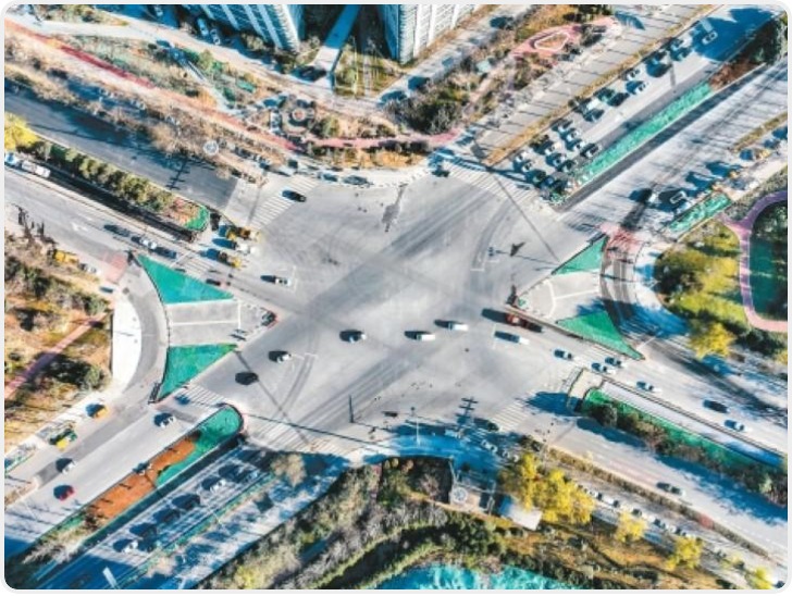 广运潭大道微改造有序进行西安南北交通动脉将更加畅通