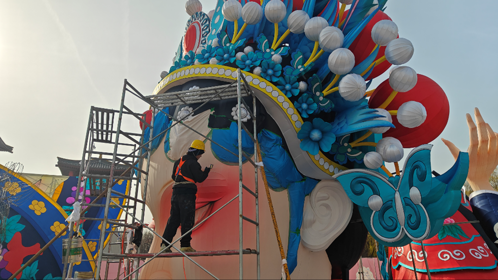 含“唐”量极高 大唐芙蓉园新春灯会亮灯进入倒计时