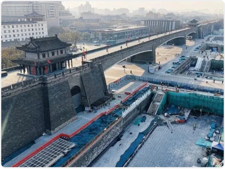 西安护城河即将全线贯通
