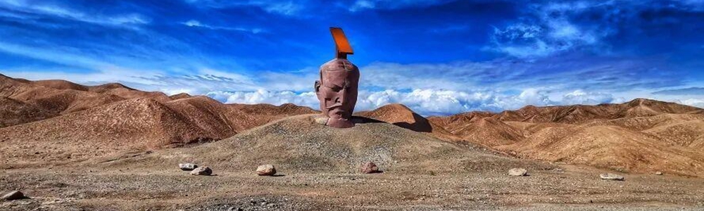 瓜州“汉武雄风”雕像只有头被指观感不适