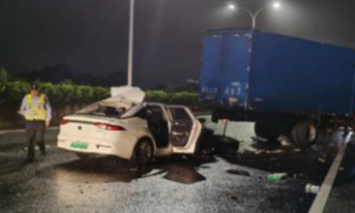 广州顺风车追尾货车致3死事故整改报告：公司被罚105万