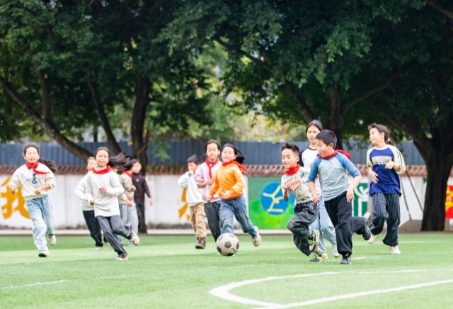 校园足球 阳光体育