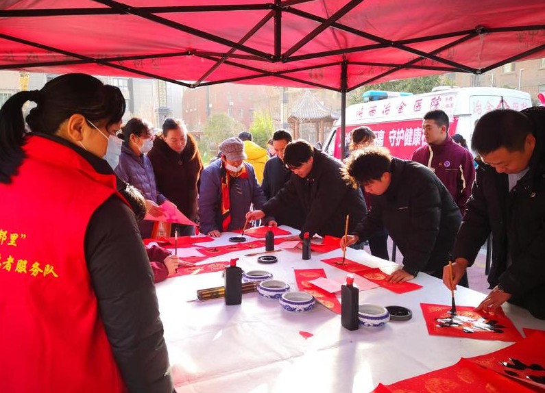 108坊故事丨写一副春联 逛一趟集市——红缨社区“民愿流动小集市”邀您共赴新春之约