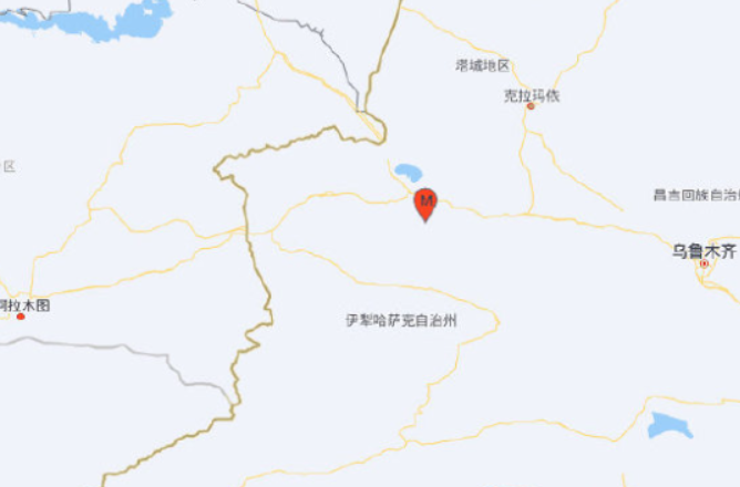 新疆博尔塔拉州精河县发生3.2级地震 震源深度24千米