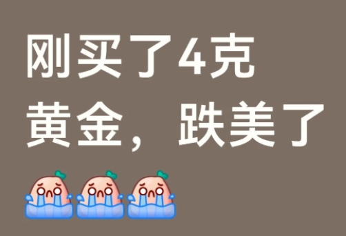 黄金白银深夜大跳水！网友：刚上车就1克亏了一百多