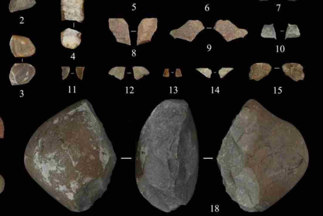 陕西府谷黄河沿岸新发现10处旧石器地点 采集石制品150件