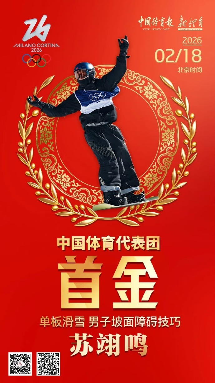 中国体育代表团已收获12枚奖牌，刷新冬奥会境外参赛最好成绩