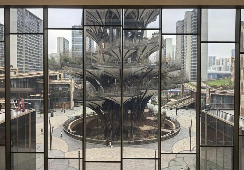 西安万象城鸟撞玻璃幕墙死亡 引发城市建筑生态友好设计话题