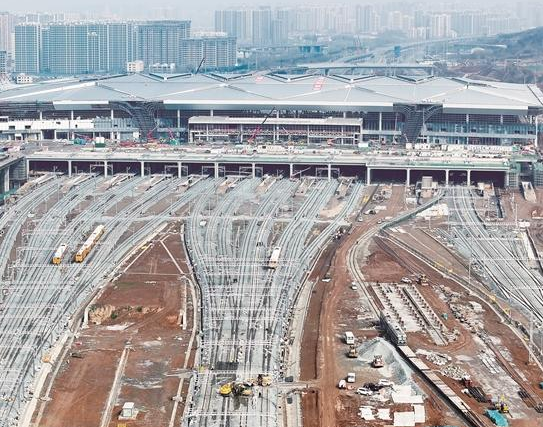 西安东站建设进展顺利