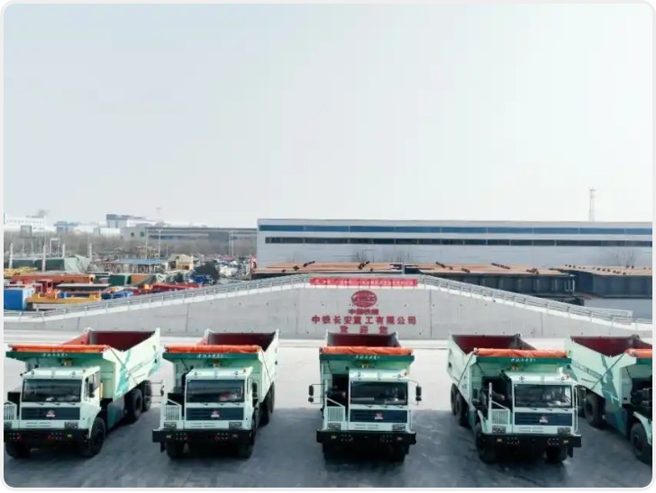 “陕西造”百吨级电动矿卡批量应用本地项目