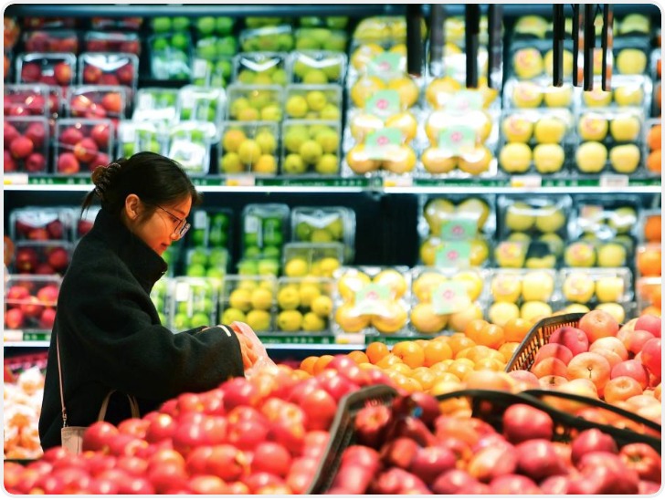 2月份我国CPI同比上涨1.3%