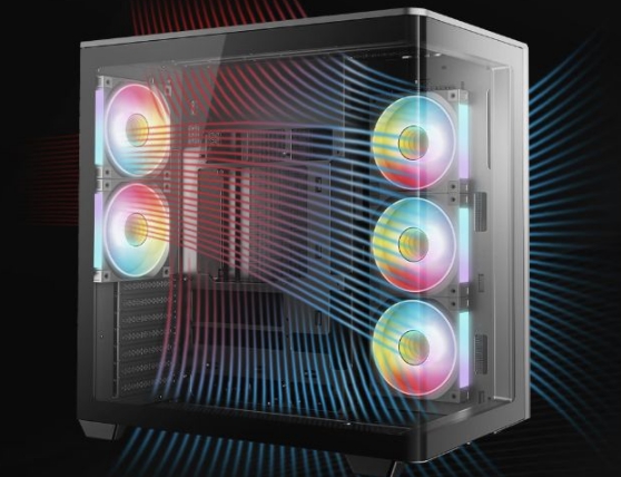 九州风神推出“CG590U 5F”海景房机箱