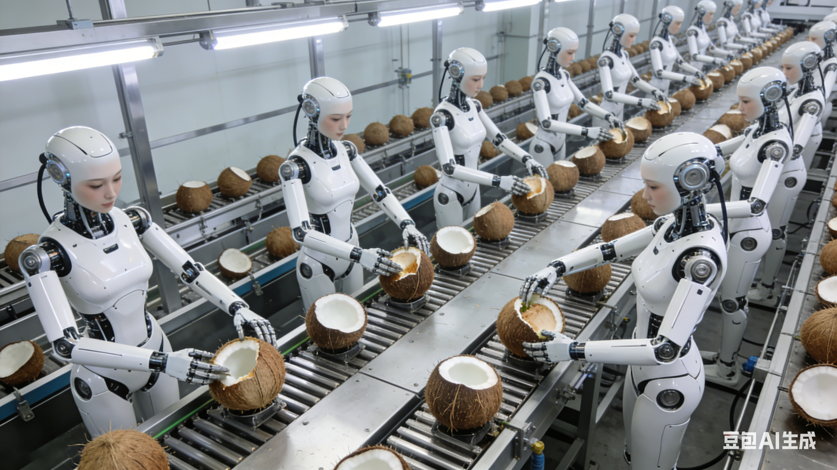 椰树集团招标50台机器人剥椰子 要求一小时能剥360个椰子