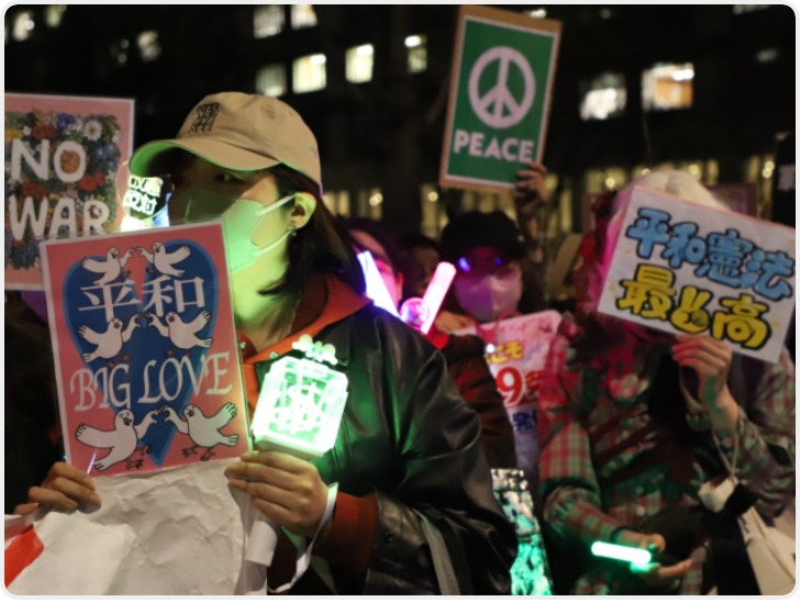 日本逾万民众东京集会抗议高市政府危险政策动向