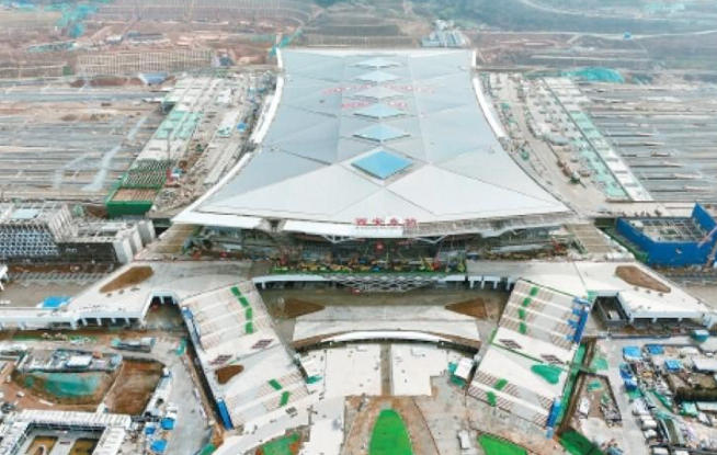 西康高铁沿线车站“挂牌”