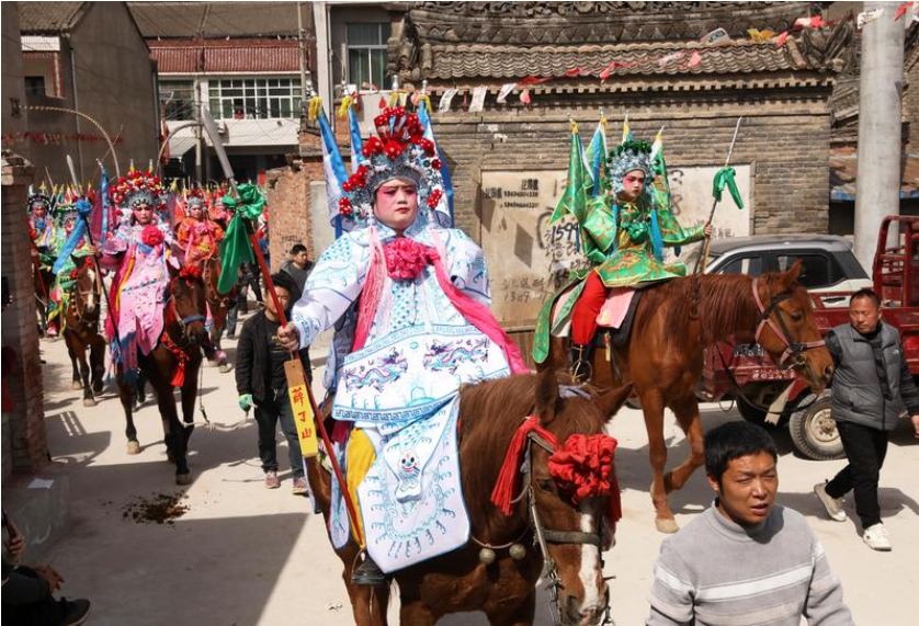 【大风影像】村民自发捐款 续写非遗传承 停办十六年的社火耍起来了
