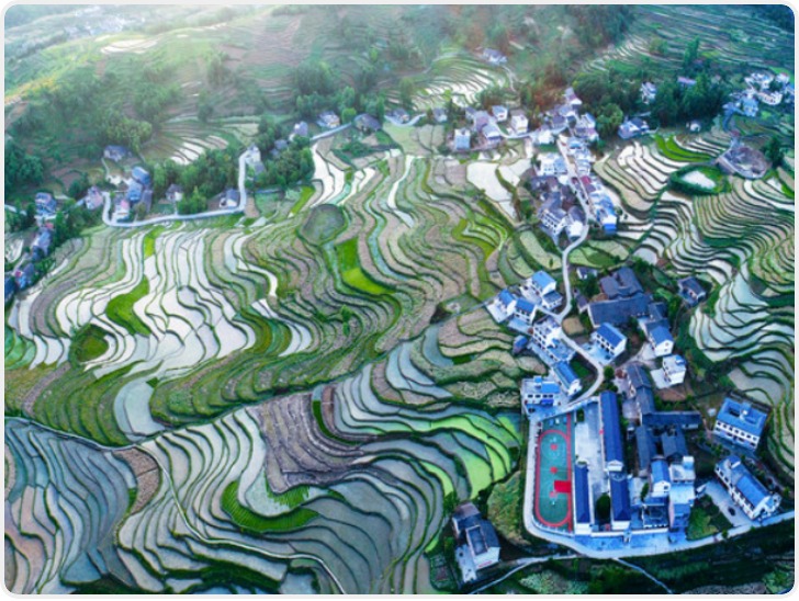 汉阴凤堰梯田：溪水长流不息 世代润泽村庄