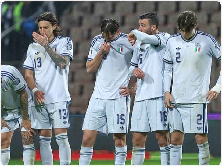 意大利队连续三届无缘世界杯决赛圈