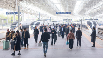 一季度全国铁路发送旅客11.33亿人次 同比增长5.5%