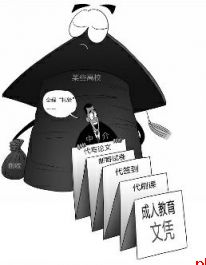 一些高校成人教育沦为“文凭批发厂”