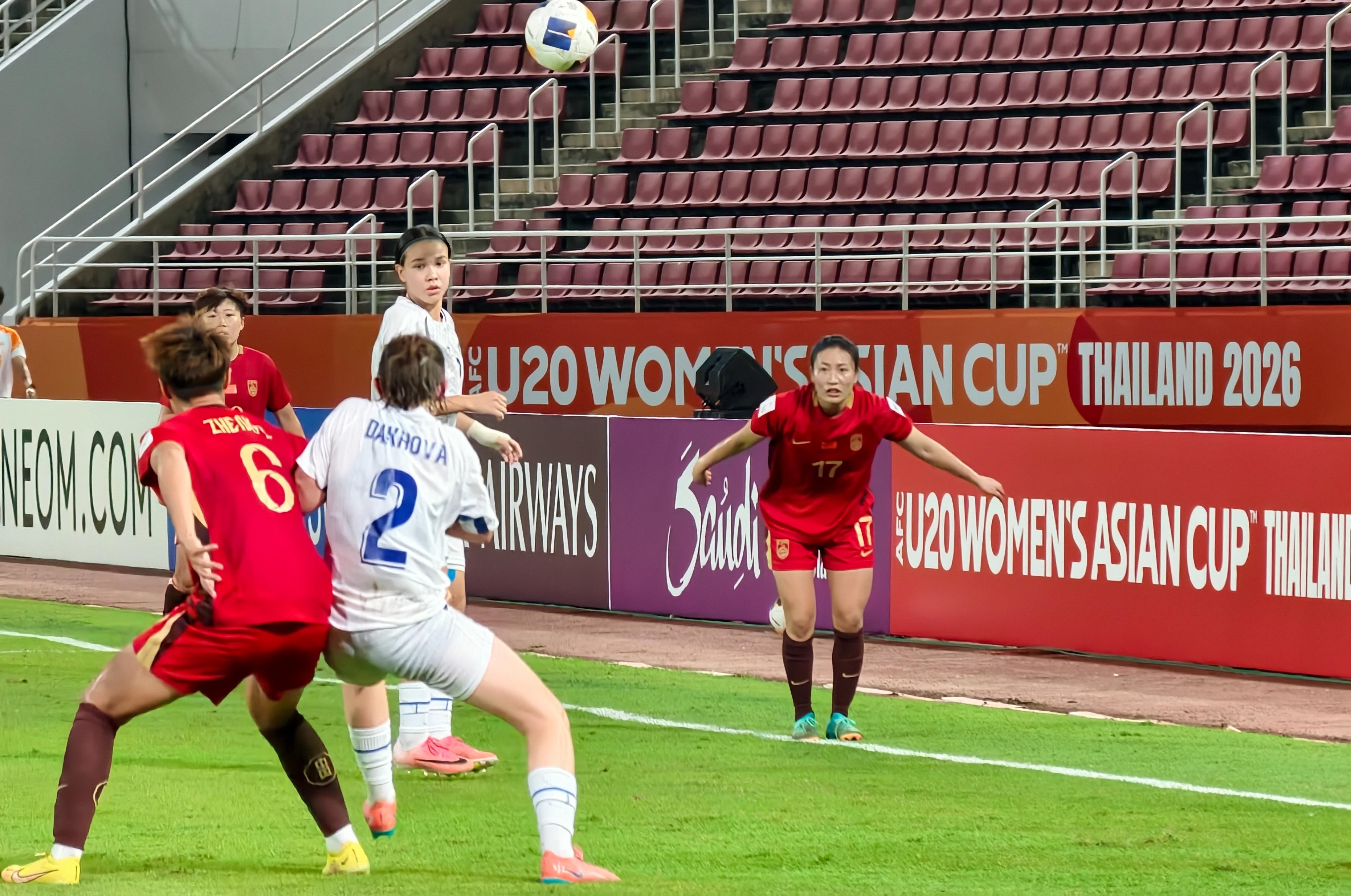 U20女足亚洲杯中国队晋级四强 锁定世界杯入场券