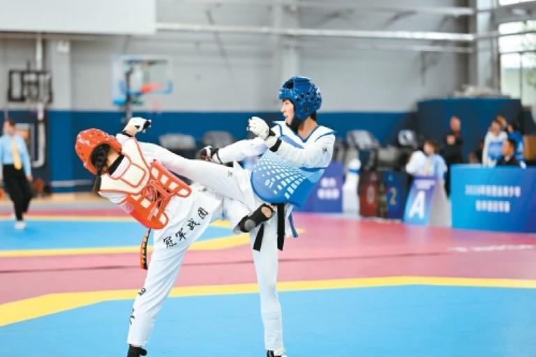 陕西省青少年跆拳道冠军赛落幕  西安小将斩获三银一铜