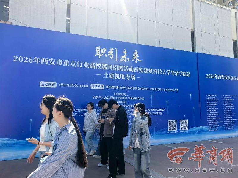 2026年西安市重点行业高校巡回招聘土建机电专场举行