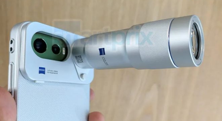 vivo X300 FE手机曝光，可外接蔡司长焦镜头