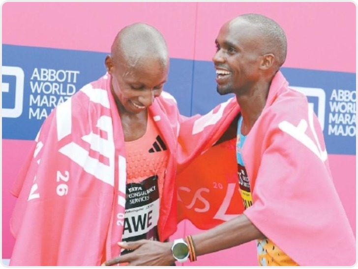 伦敦马拉松两人“破二”  肯尼亚选手萨维创造历史