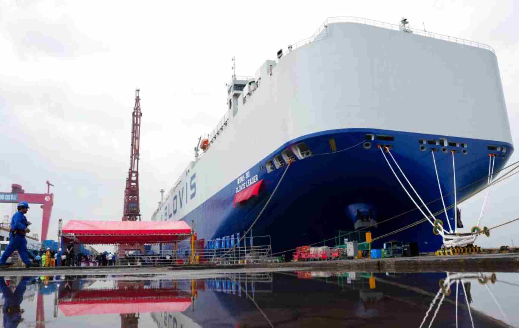 海上巨无霸 “中国制造”全球最大汽车运输船交付