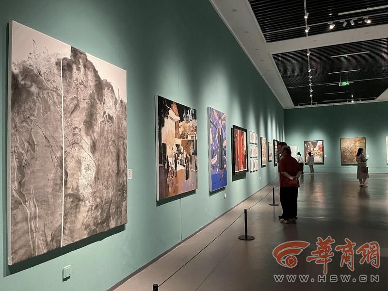 “陕西省青年美术作品展”在西安开幕