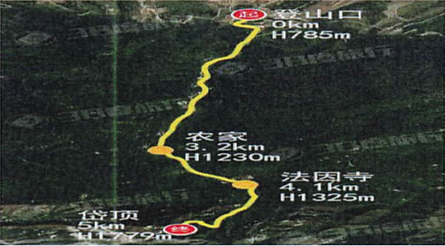 西安公布11条合规合法徒步登山路线(图16)