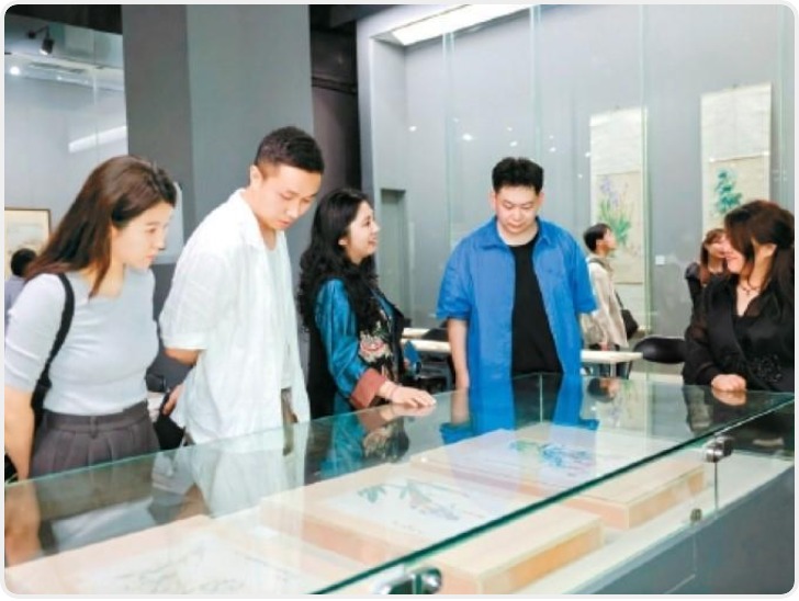 两位国画大师的课徒画稿 首次在西安公开展出