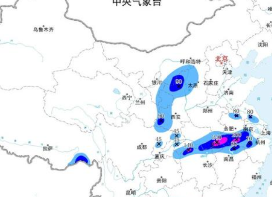暴雨黄色预警：14省区市有大到暴雨 陕西北部和西部有大暴雨