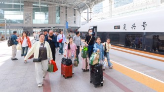 1月至5月全国铁路发送旅客19.69亿人次 同比增长5.7%