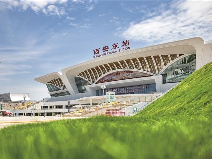 西北地区大型综合交通枢纽——西安东站惊艳亮相