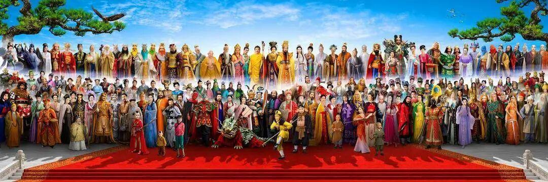 95后海报设计师“手搓”86版《西游记》183个人物“全家福大合照”
