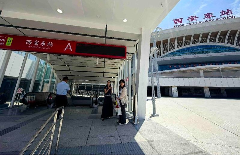 西安东站即将投运地铁5号线西安东站同步开通 出站5分钟可实现换乘