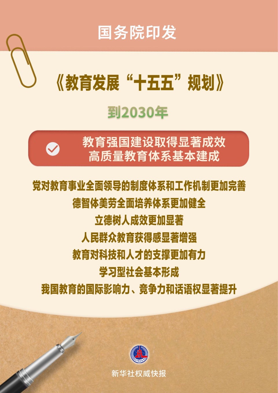 新华社权威快报丨未来五年 教育强国这样建设
