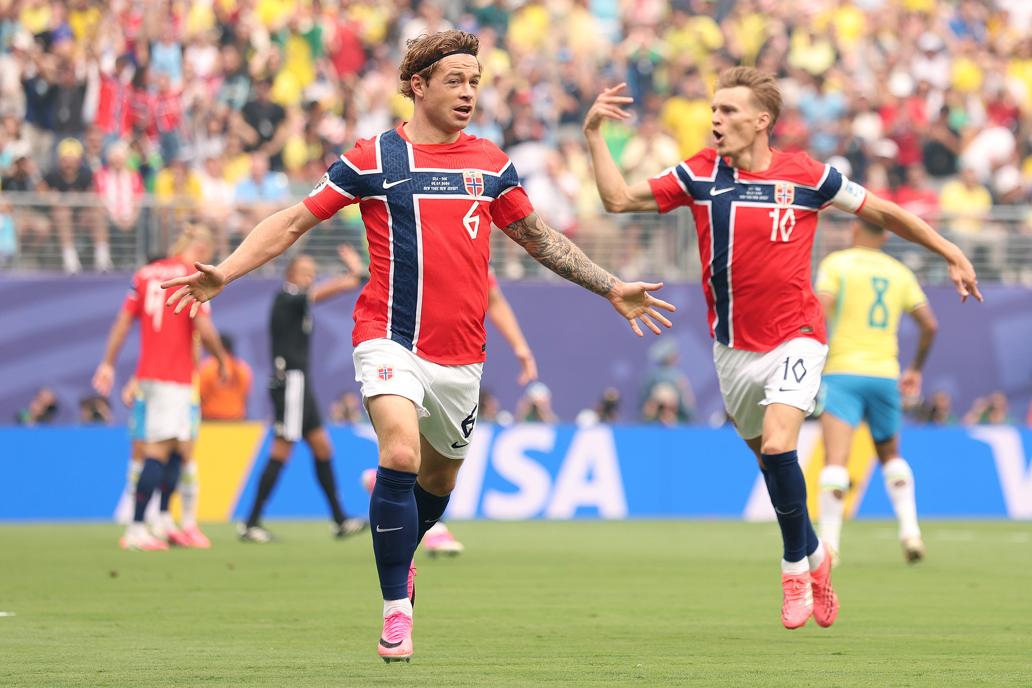 哈兰德双响！挪威2-1战胜巴西 晋级世界杯八强