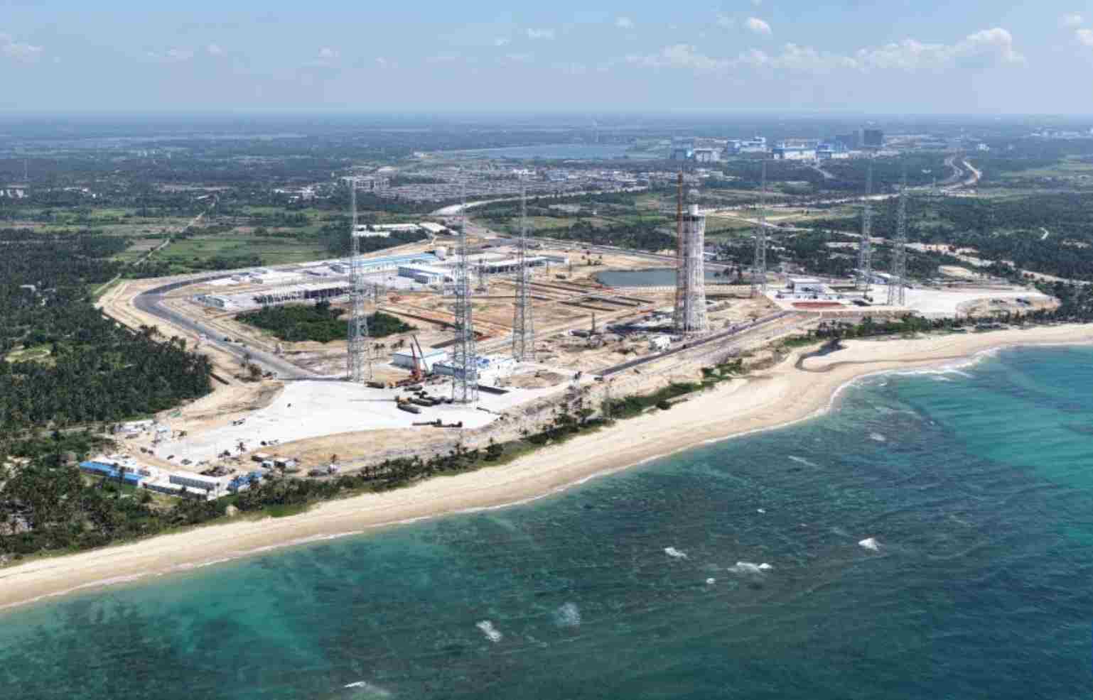 海南商业航天发射场二期发射区土建工作完成