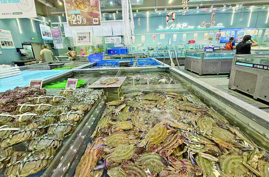 西安市场 牛蛙主要以冻品为主