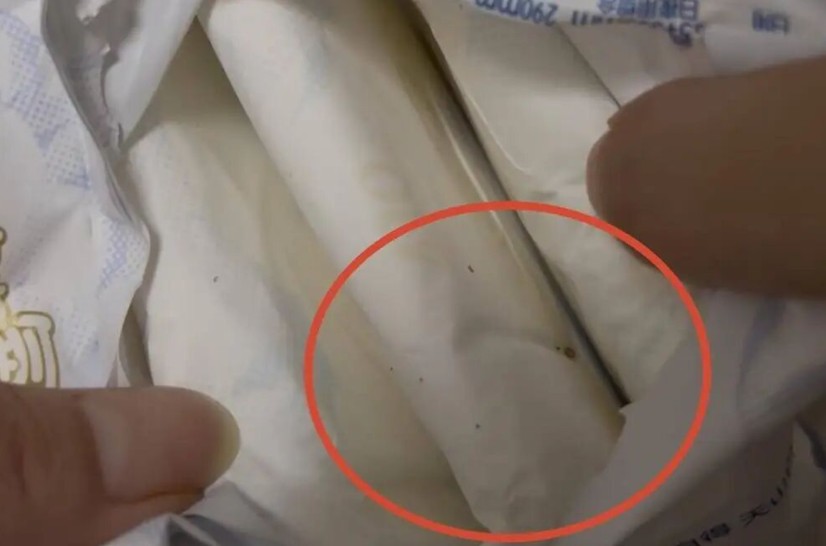 淘淘氧棉卫生巾疑现虫卵 桂林七星区通报：检验结果合格