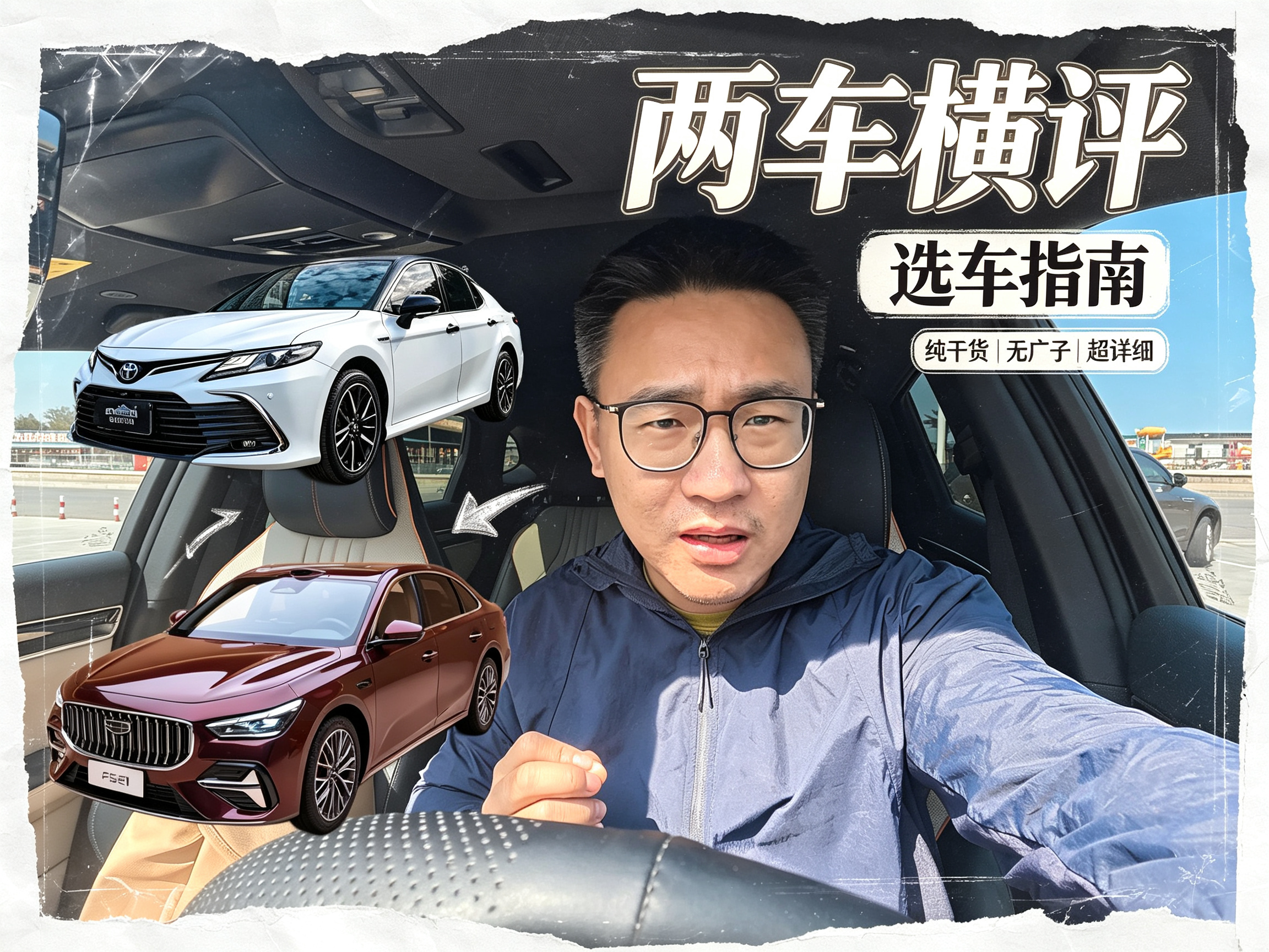 双车横屏：凯美瑞VS星瑞L plus 到底谁更能打？