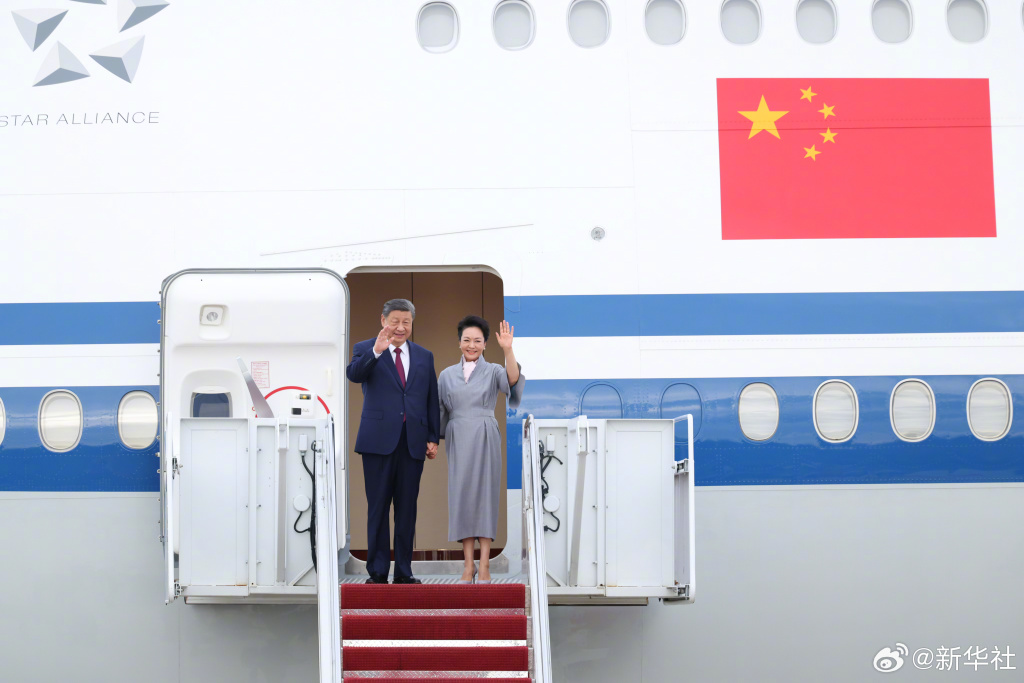 高清大图丨习近平抵达华盛顿对美国进行国事访问