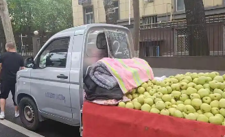 西安两部门联合执法整治“以车代店”占道经营