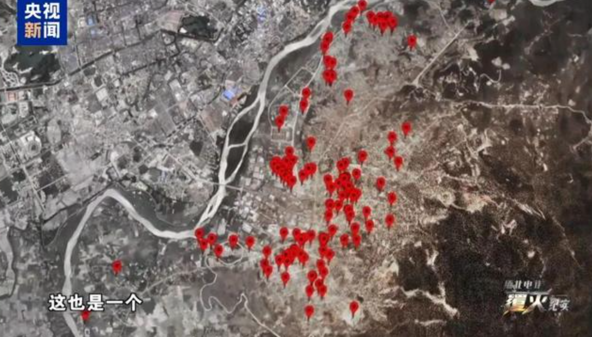 缅北木姐地图上密密麻麻红点全是电诈窝点 中方跨境“拔钉”